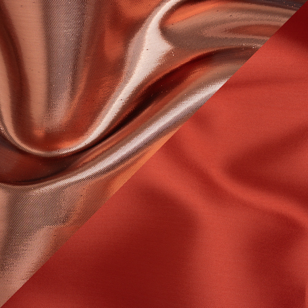 Double Faced Lame Mikado - Scarlet and Copper - Sara Collection - Joann Fabrics