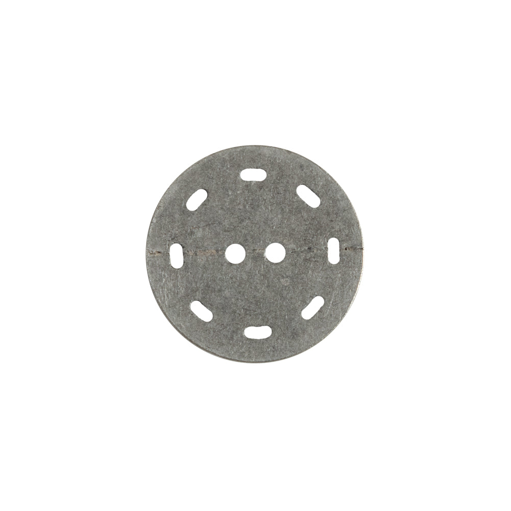 Antique Silver Floral Metal 2-Hole Button - 30L/19mm - Joann Fabrics
