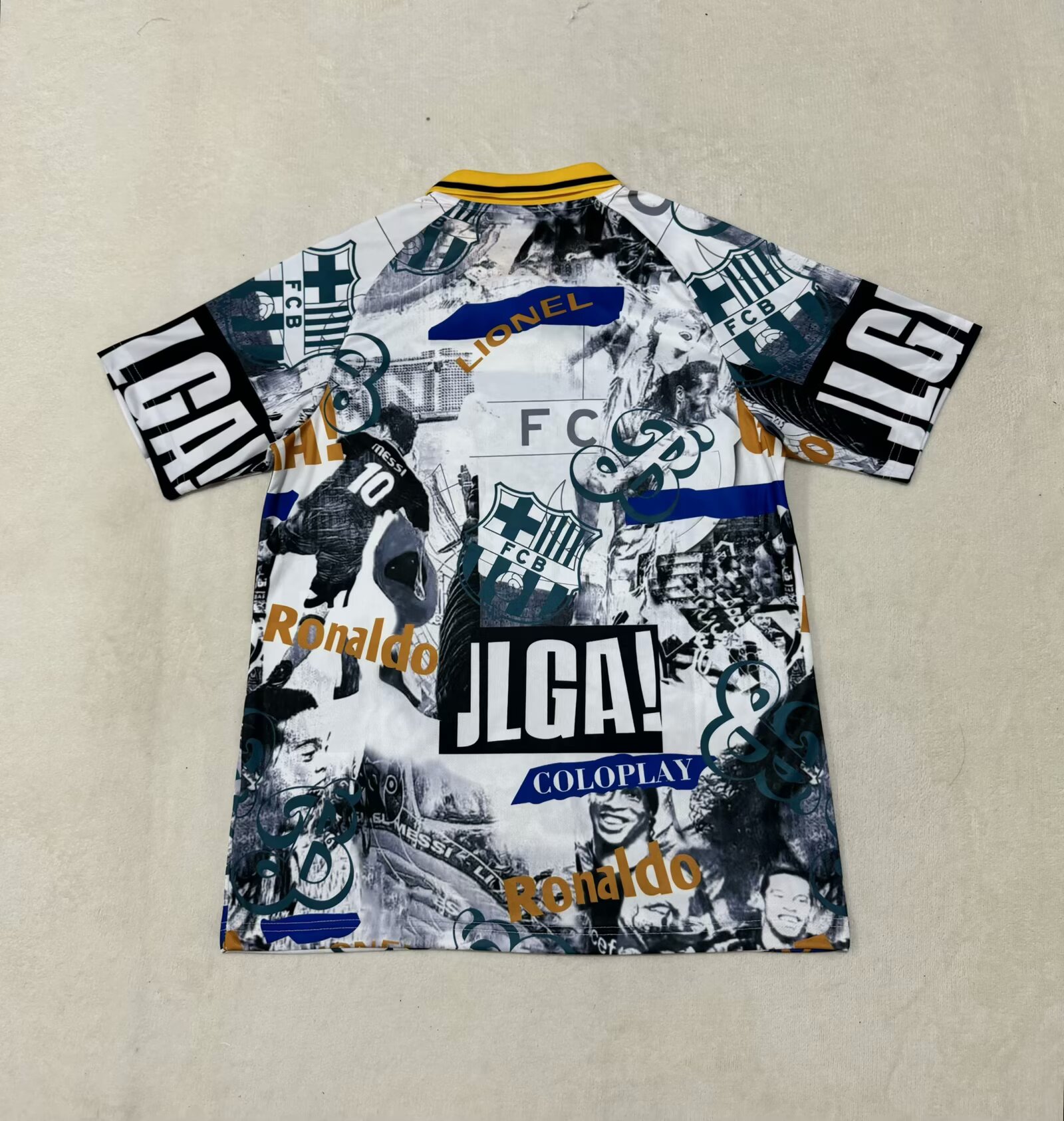 2025/2026 Barcelona Ronaldinho Co-branded version Football Jersey 1:1 Thai quality