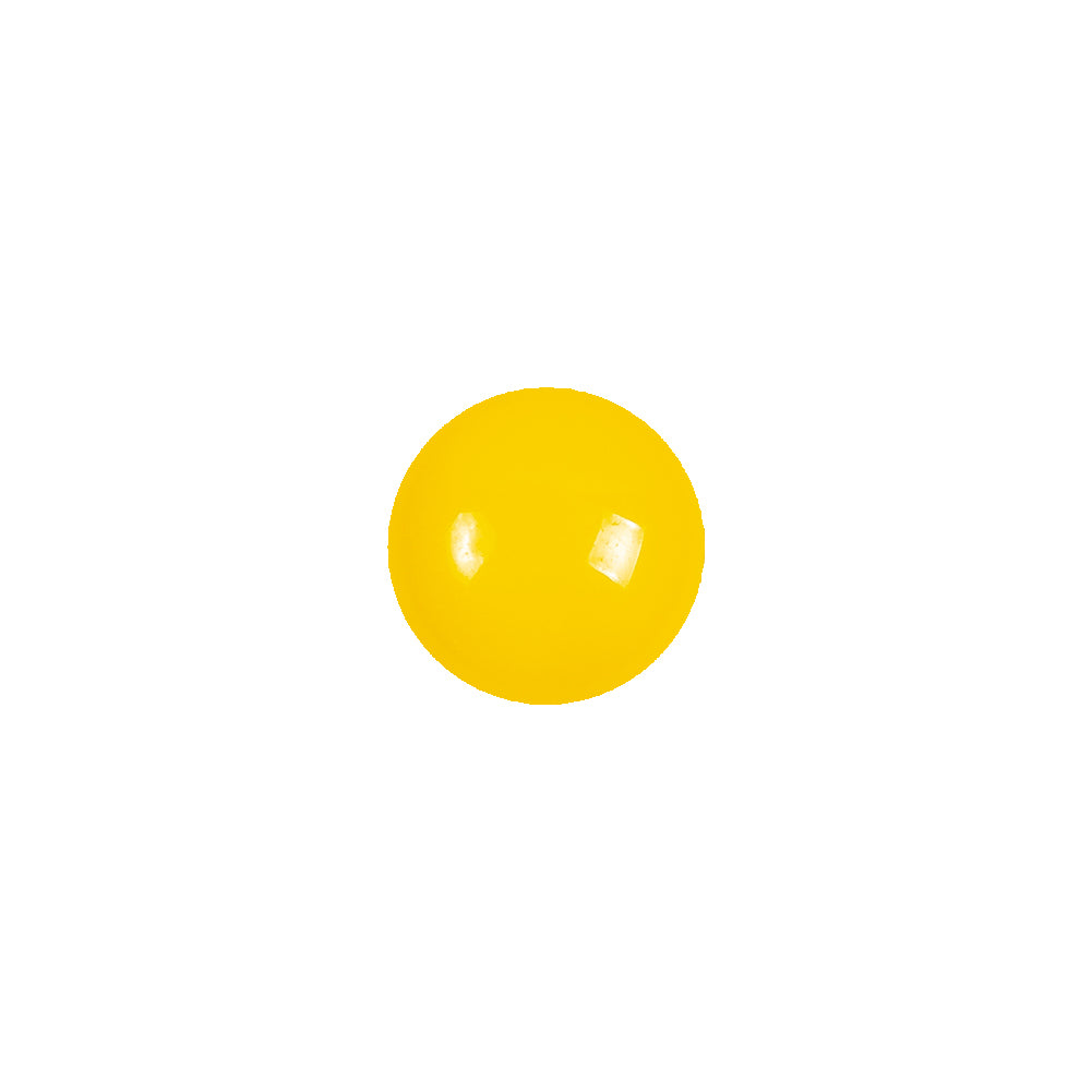 European Yellow Self Back Glass Button - 18L/11.5mm - Joann Fabrics
