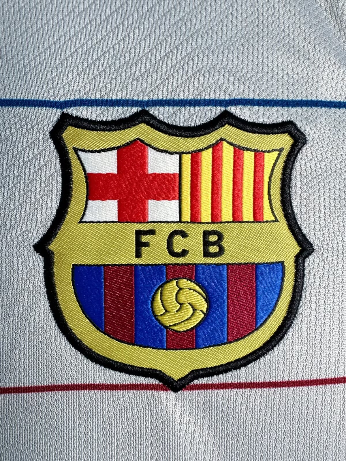 2003/2004 Retro Barcelona Long Sleeves Away Football Shirt 1:1 Thai Quality