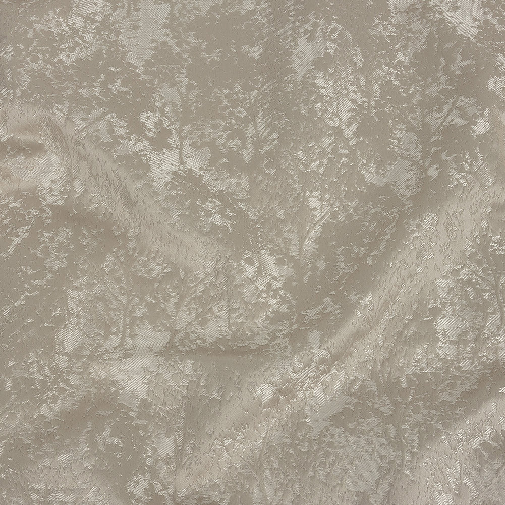 Polyester Jacquard - Taupe Abstract Trees - British Imported - Joann Fabrics
