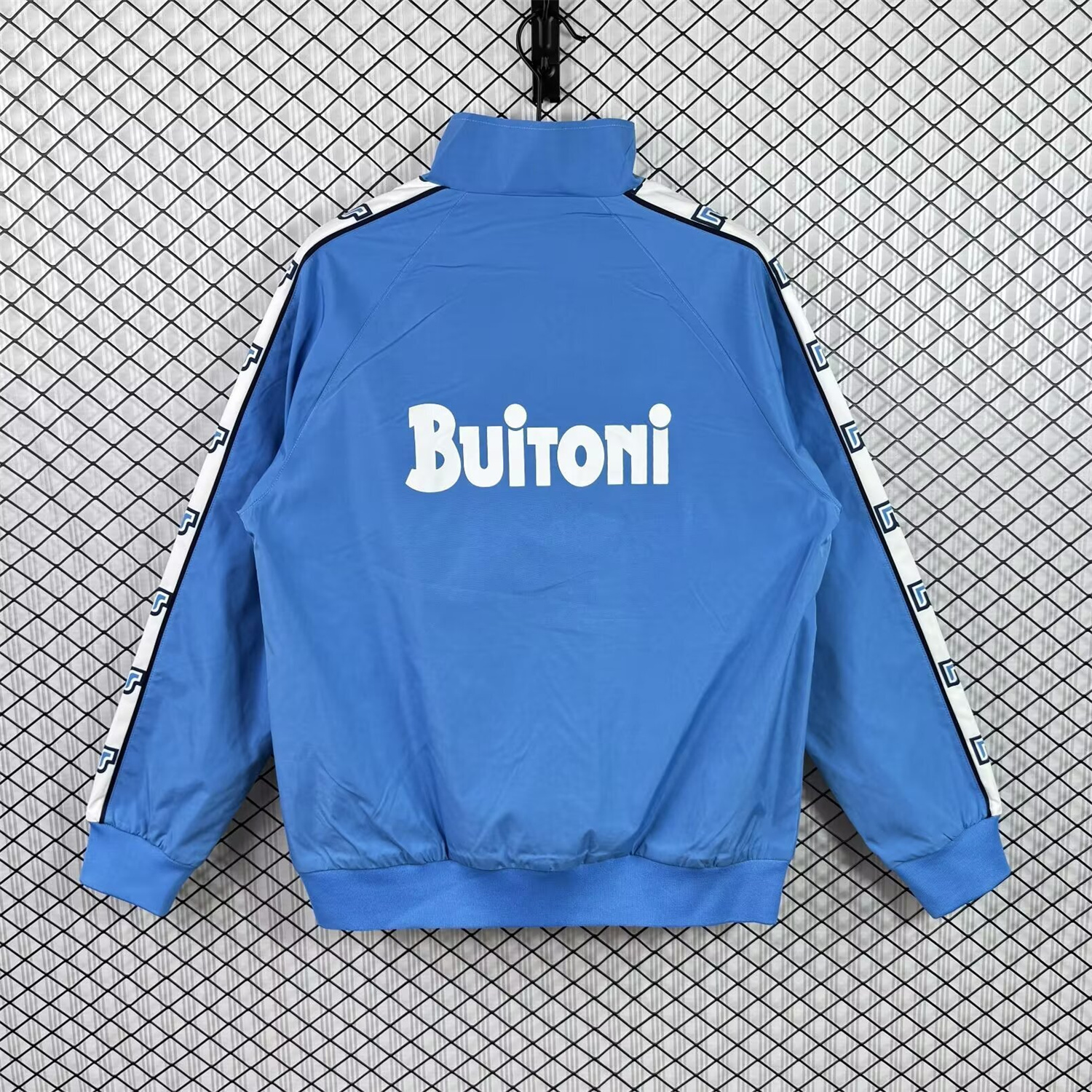 Retro Napoli 1987-88 Blue Windbreaker - UnitedFutballJersey