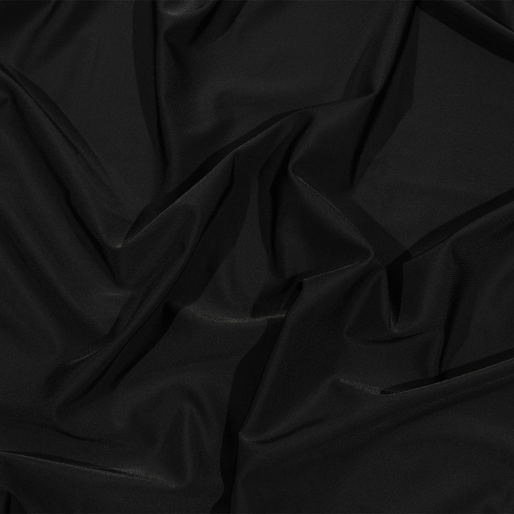 Recycled Swimwear Tricot, UV Protective - Nero - Santorini Plus Collection - Joann Fabrics