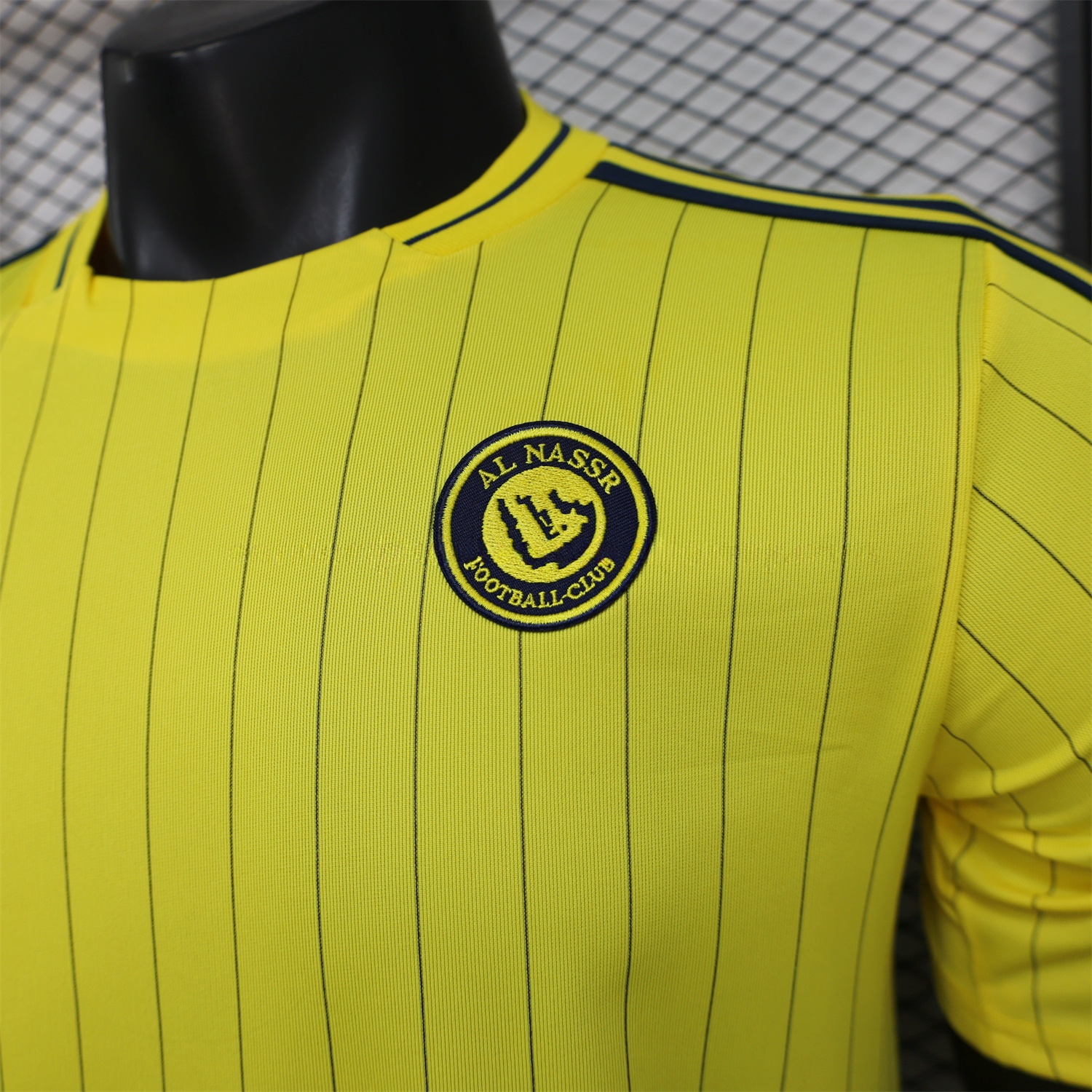 Al Nassr Riyadh Victory 25-26 Terrace Icon Retro Casual Style Yellow Jersey - Player Version - UnitedFutballJersey