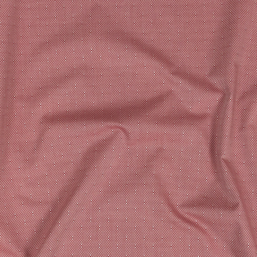 Premium Red Minute Checks Dobby Cotton Shirting - Joann Fabrics