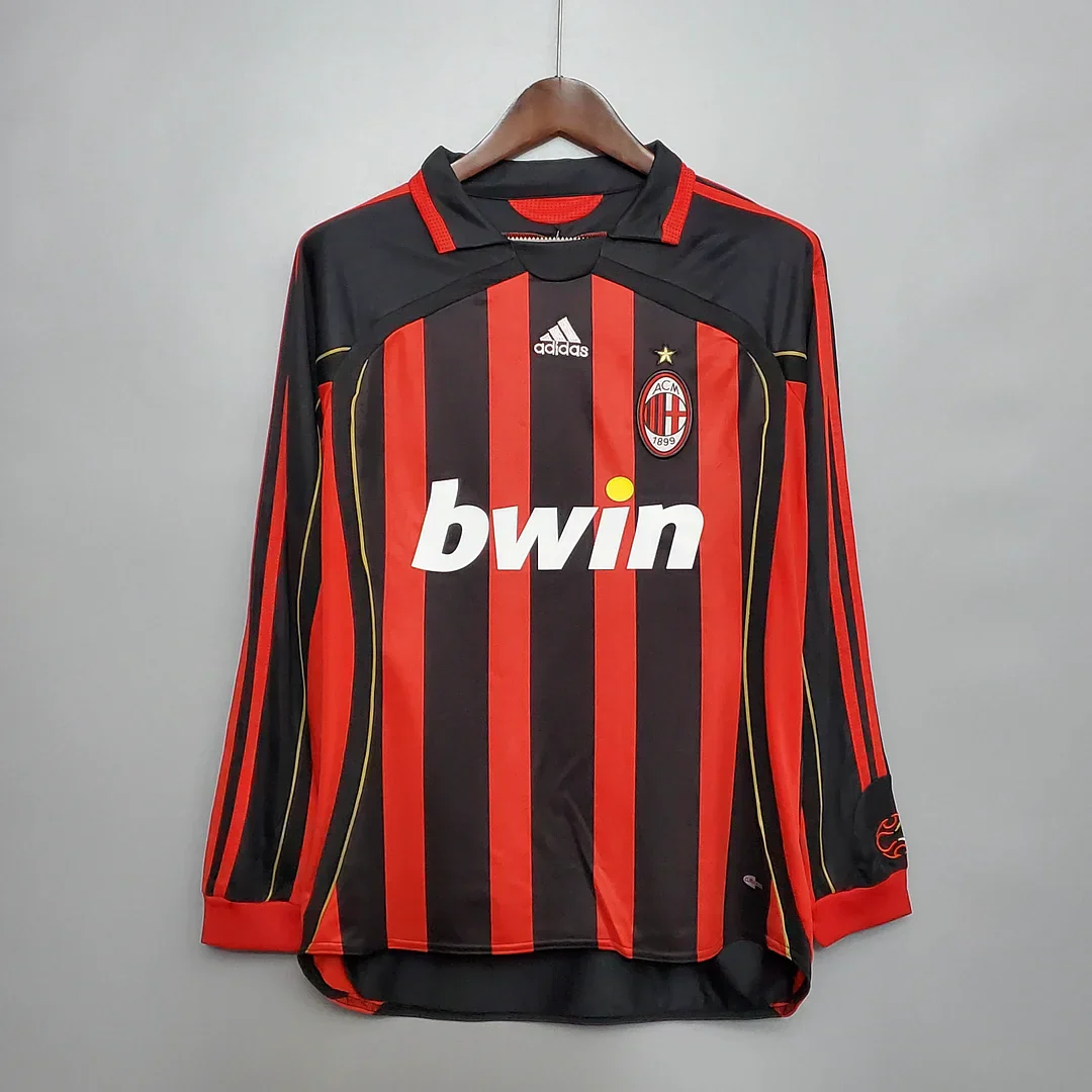 2006/2007 Retro AC Milan Home Jersey Long Sleeve