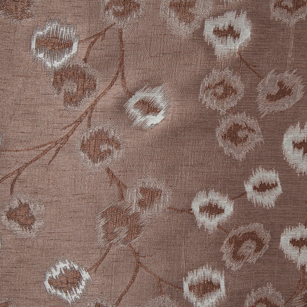 Taupe and Silver Soft Floral Satiny Brocade - Joann Fabrics