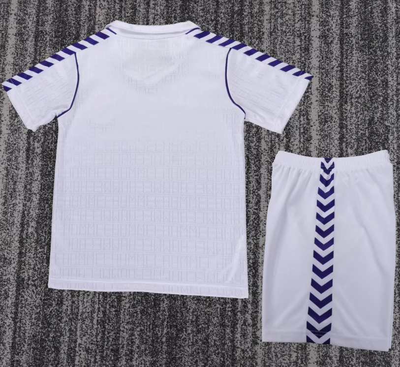 1988-1990 Retro Real Madrid Home Football Jersey 1:1 Thai Quality Kids Size