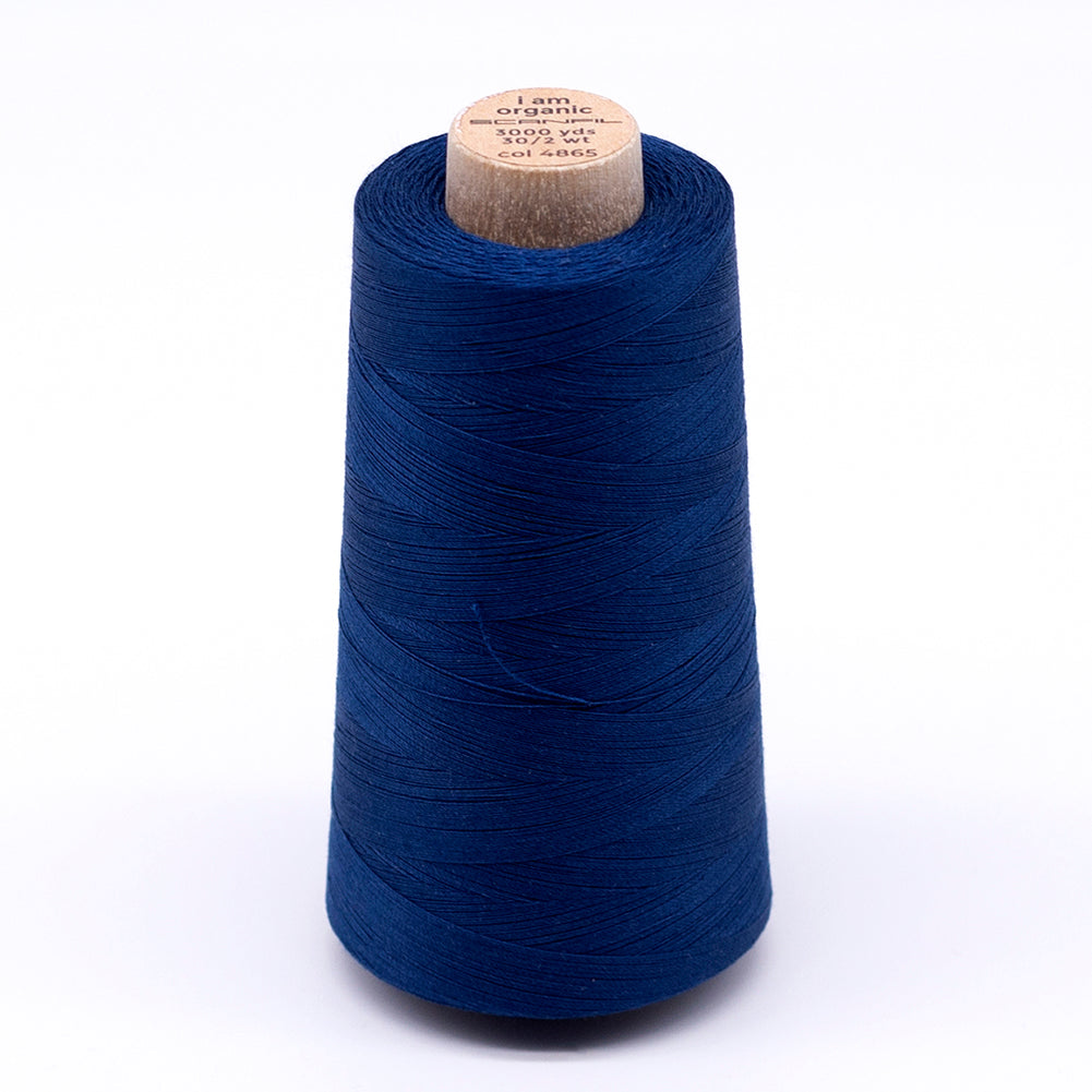 SCANFIL® 30wt Organic Pima Cotton Thread 3000 yd Cone - 4865 Sailor Blue - Joann Fabrics