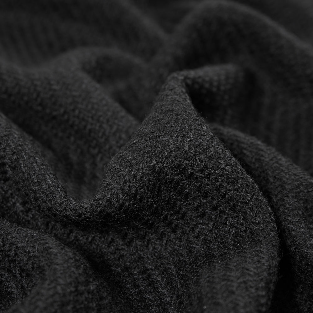 Black Woolen Wool-Like Acrylic Twill - Joann Fabrics