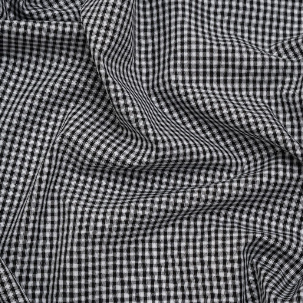 Cotton Shirting - Black and White Checks - Deadstock - Joann Fabrics