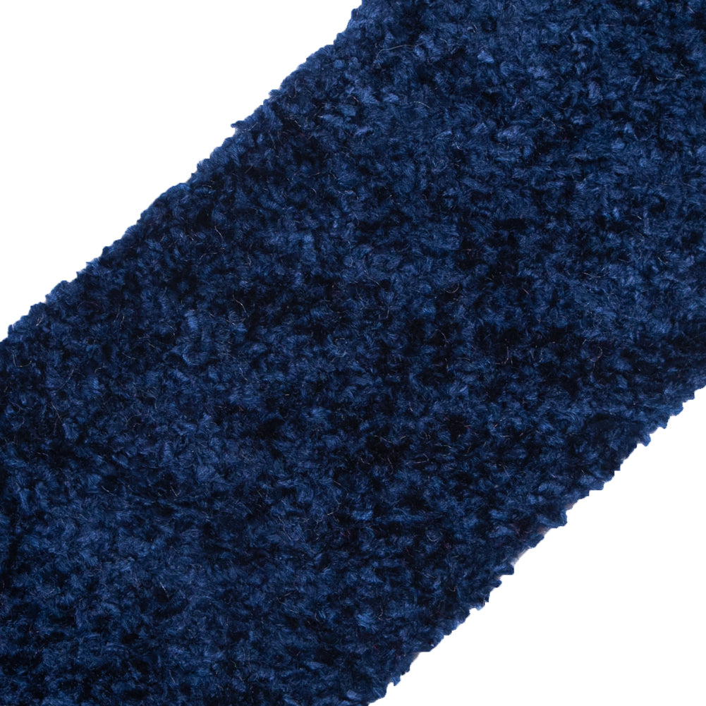 Navy Chenille Trim - 2.75