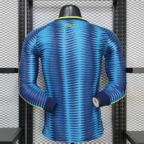 2026 Long Sleeve Player Version Colombia National Team Away Football Jersey 1:1 Thai Quality