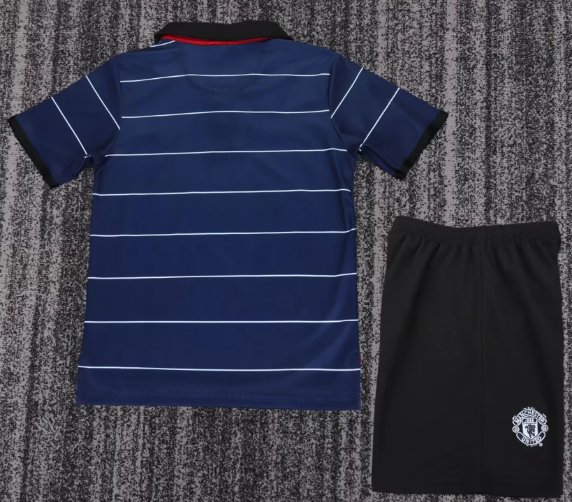 1999/2000 Retro Manchester United Away Football Jersey 1:1 Thai Quality Kids Size
