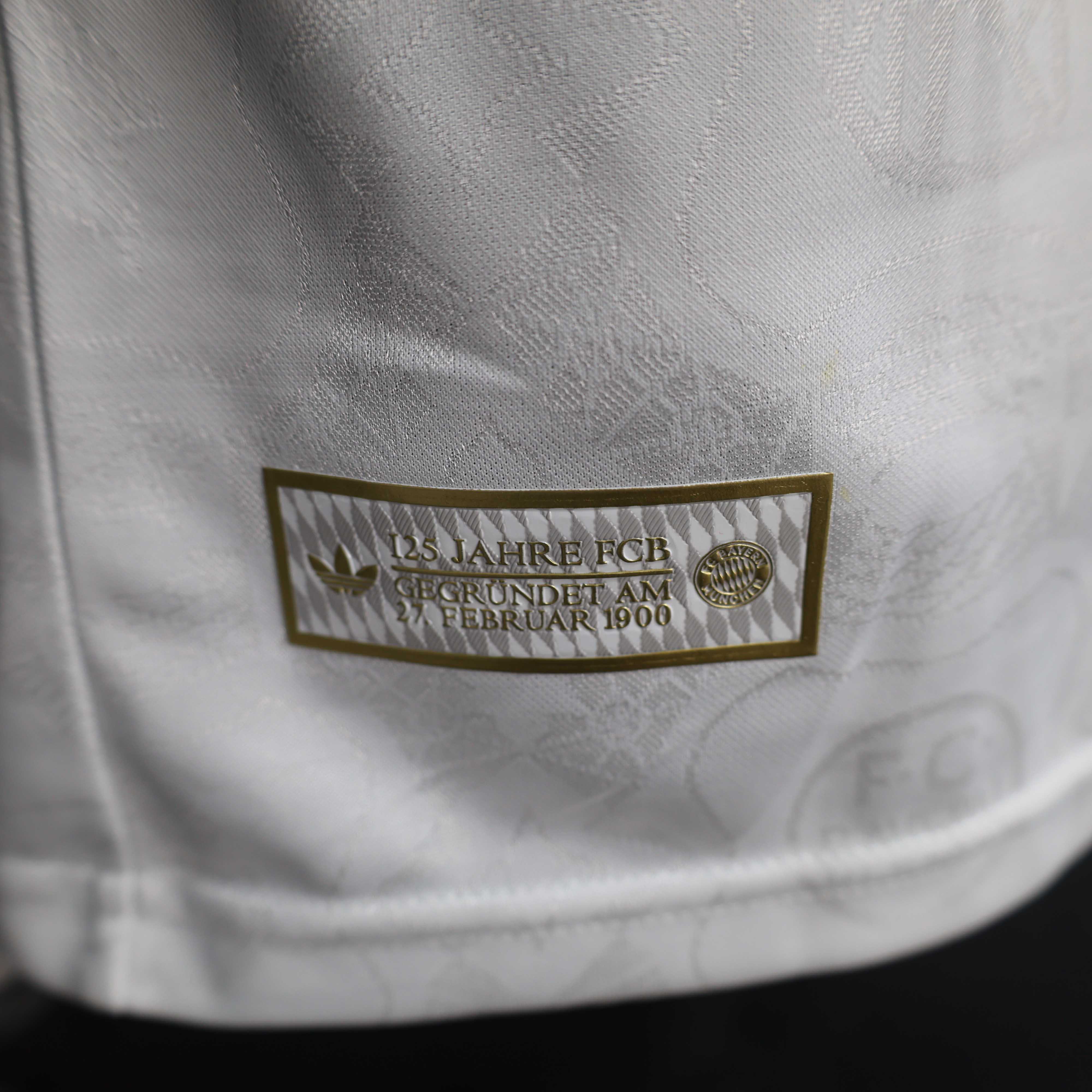 2025/2026 Player Version Bayern Munich 125th Anniversary White Football Jersey 1:1 Thai Quality