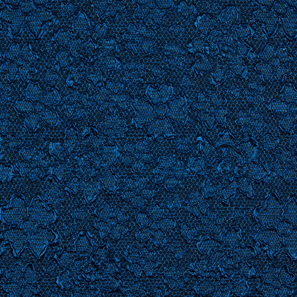 Royal Blue Luxury Floral Metallic Brocade - Joann Fabrics