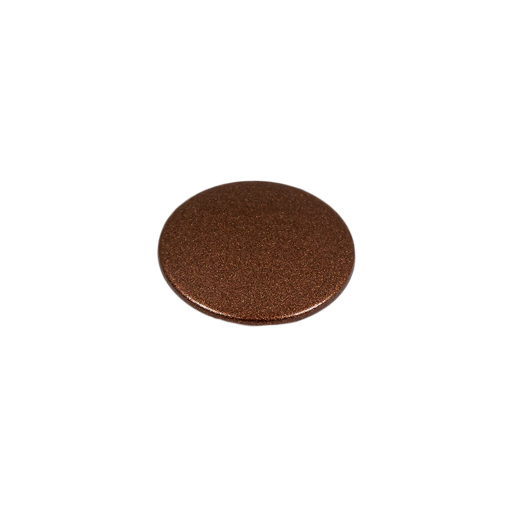 Italian Copper Zamac Shank Back Button - 24L/15mm - Joann Fabrics