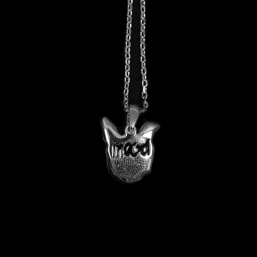 Silver Swatch Pendant on an 18