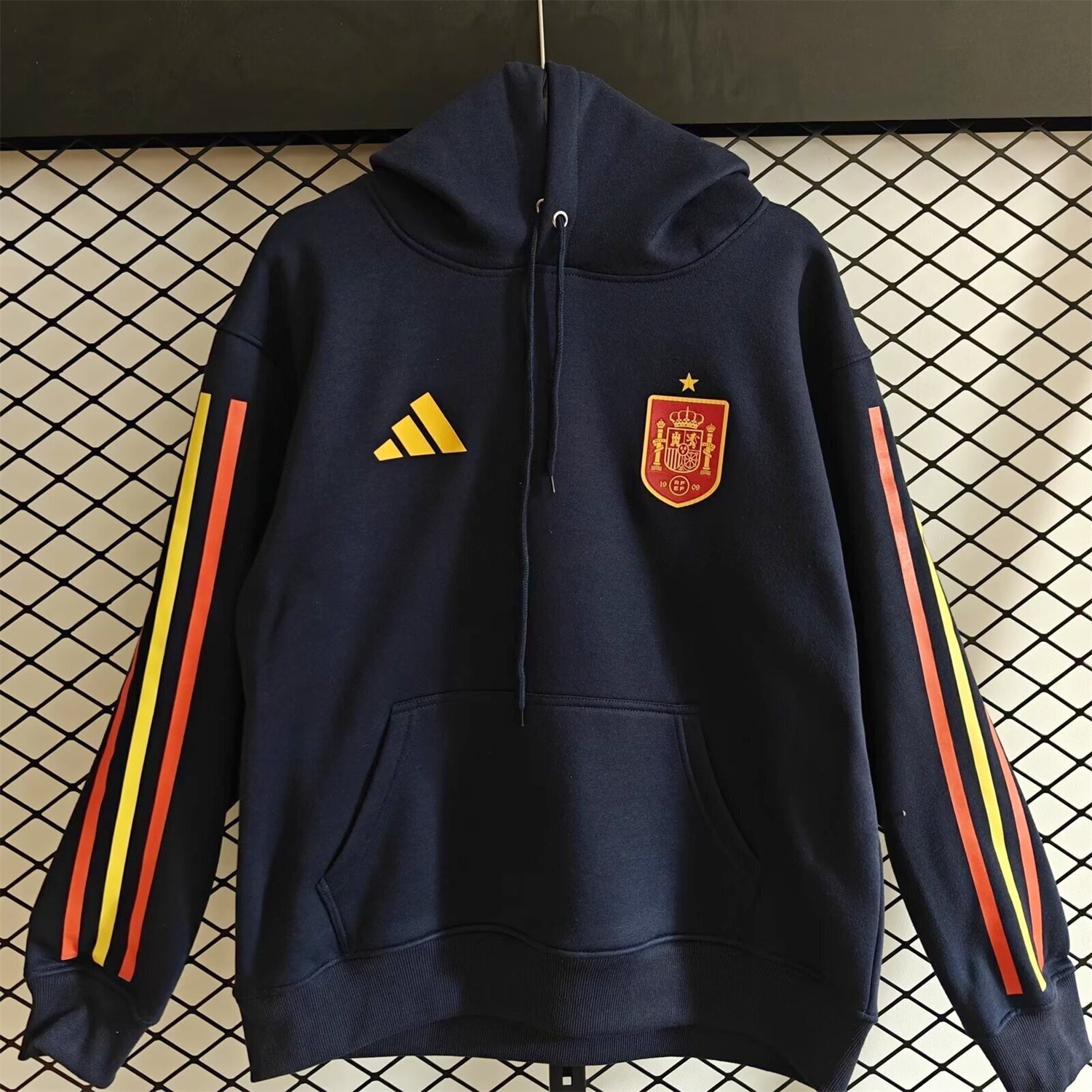 Spain 2026 Home Unisex Pullover Hoodie - UnitedFutballJersey
