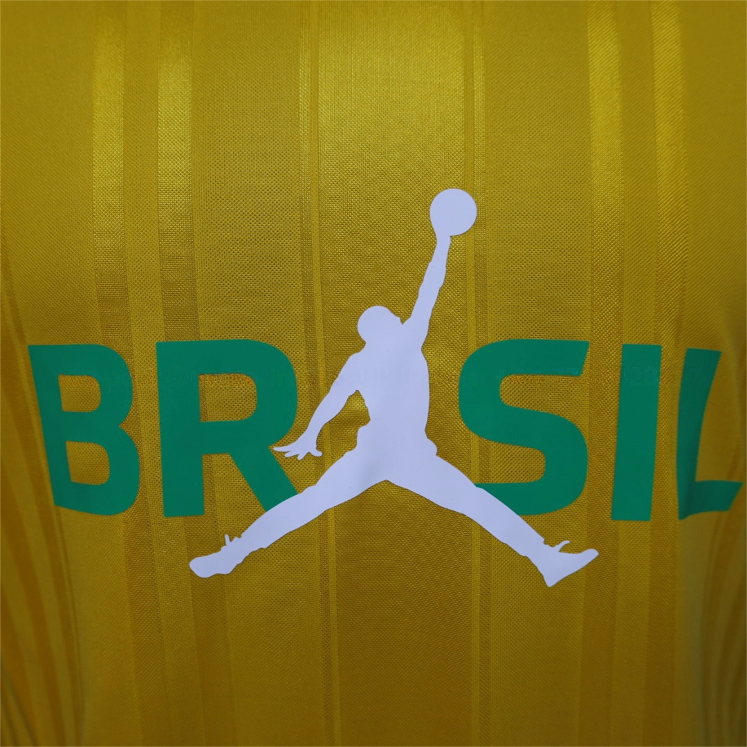 Brazil 2026 Jordan Yellow Special Jersey - Fans Version - UnitedFutballJersey