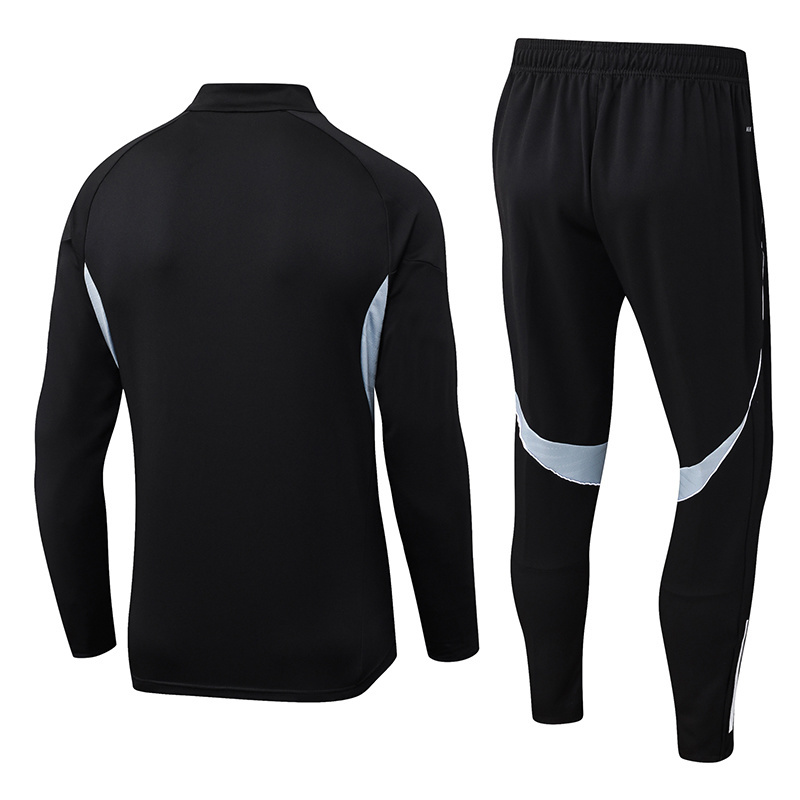 2025/2026 Algeria National Team Half-Pull Training Suit Black Shirt 1:1 Thai Quality Set