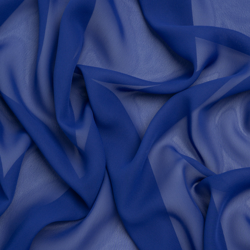 Polyester Chiffon - Galaxy Blue - Designer Deadstock - Joann Fabrics