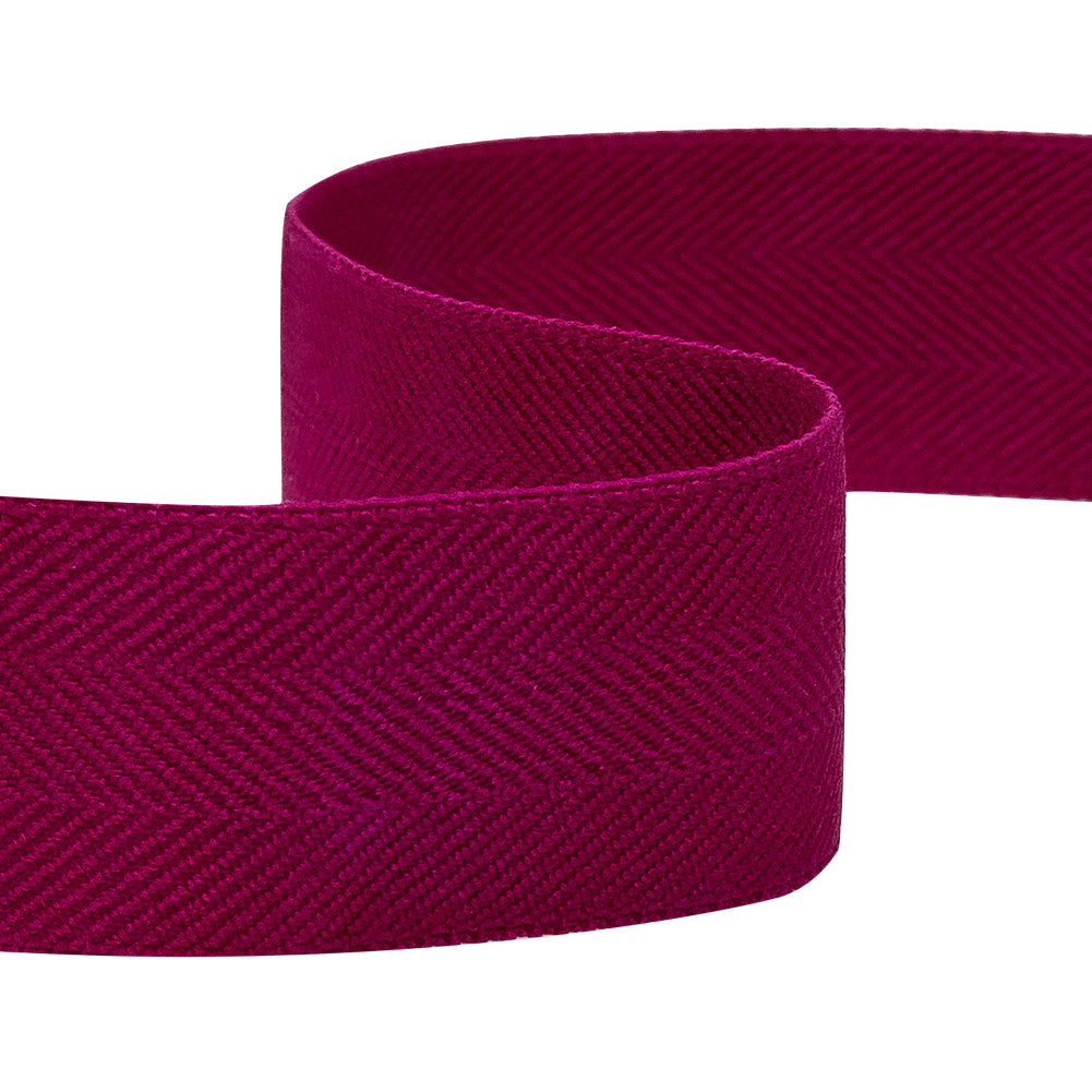 Italian Magenta Stretch Twill Tape - 1