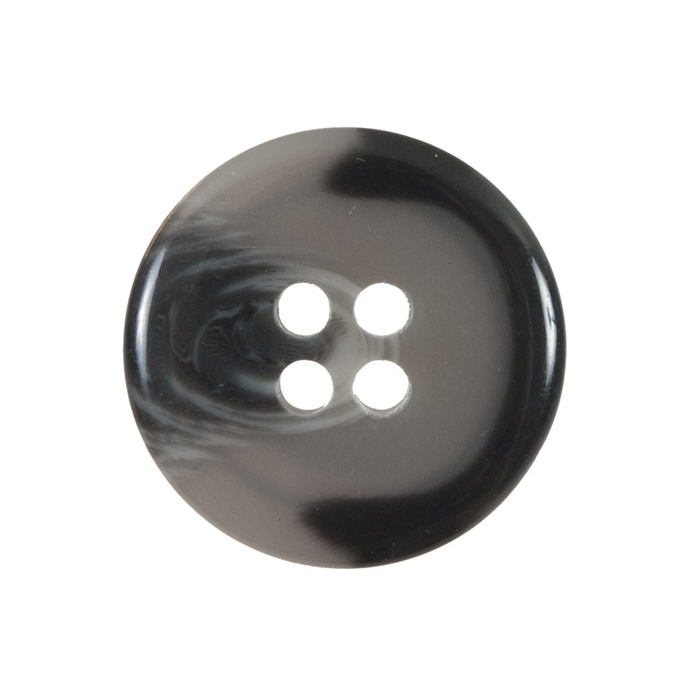 Charcoal Gray Rimmed Plastic Button - 40L/25.5mm - Joann Fabrics