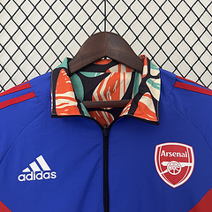 2024-2025 Arsenal Reversible Windbreaker blue Soccer Jersey 1:1 Thai Quality