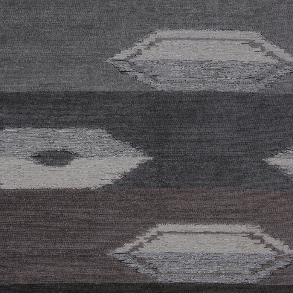 Smoke Geometric Cut Polyester Blended Velvet - Joann Fabrics