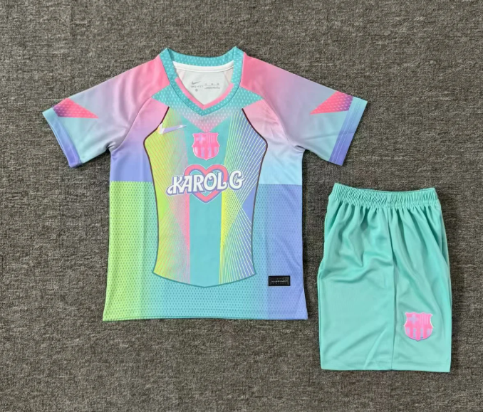 2025/2026 Barcelona Special Edition Football Jersey 1:1 Thai Quality Kids Size