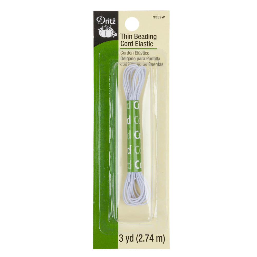 Dritz White Thin Beading Cord Elastic - 3 yd - Joann Fabrics