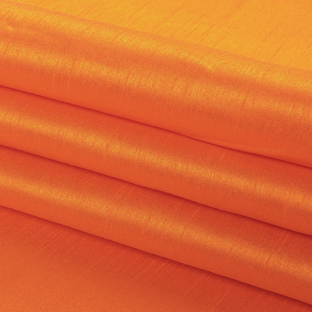 Polyester Shantung - Mandarin Orange - Eirian Collection - Joann Fabrics