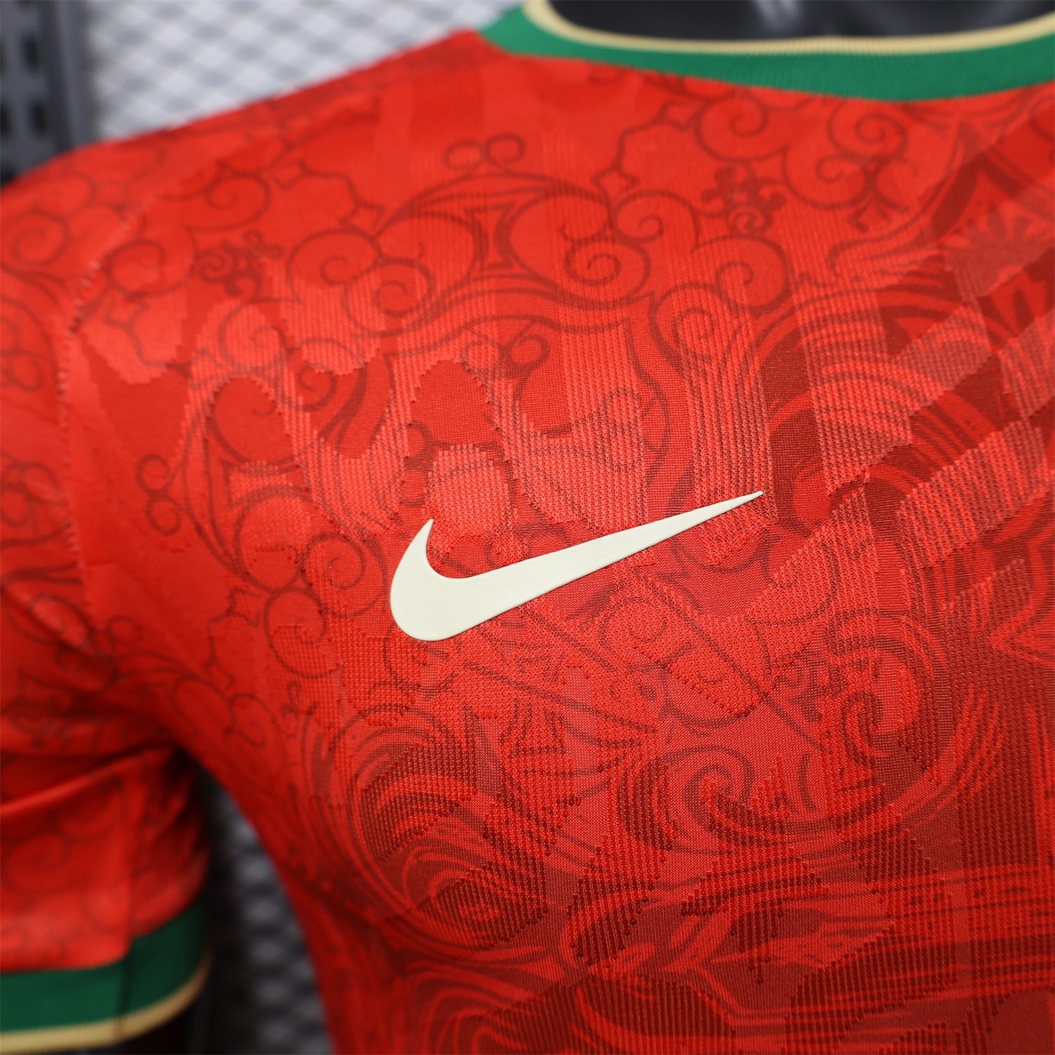 Portugal 2026 Cross Red Special Jersey - Player Version - UnitedFutballJersey