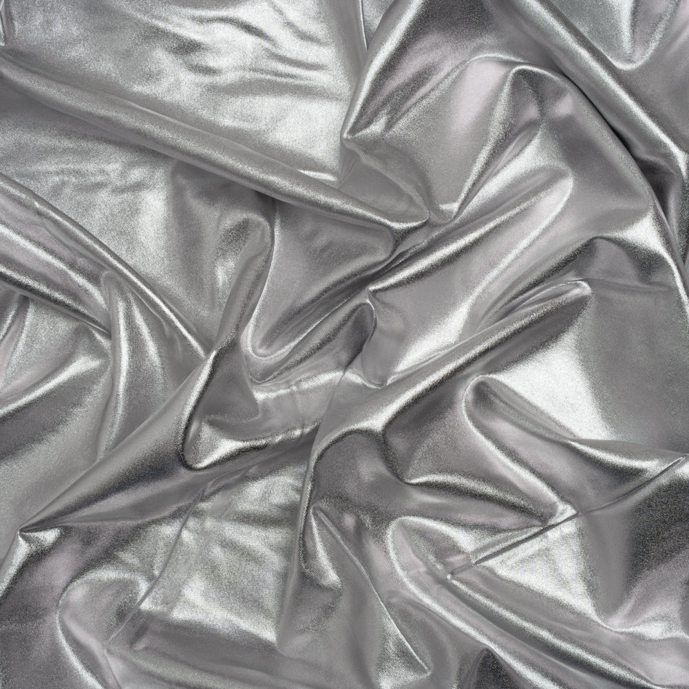 Yaya Han Metallic Foiled Stretch Spandex Polyester Jersey - Silver - Cosplay Collection - Joann Fabrics