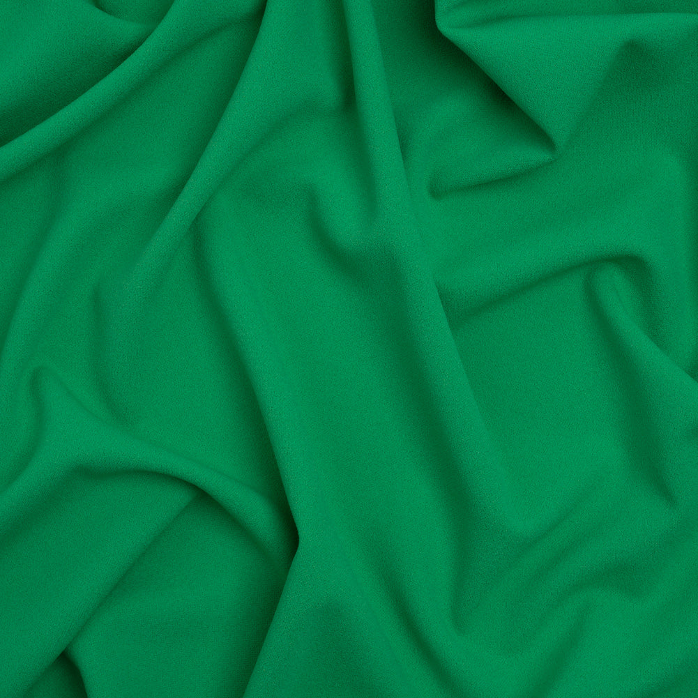 Stretch Polyester Crepe Double Knit - Dark Mint Green - Designer Deadstock - Joann Fabrics