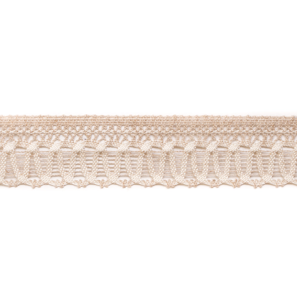 Beige Crochet Trim - 2.25