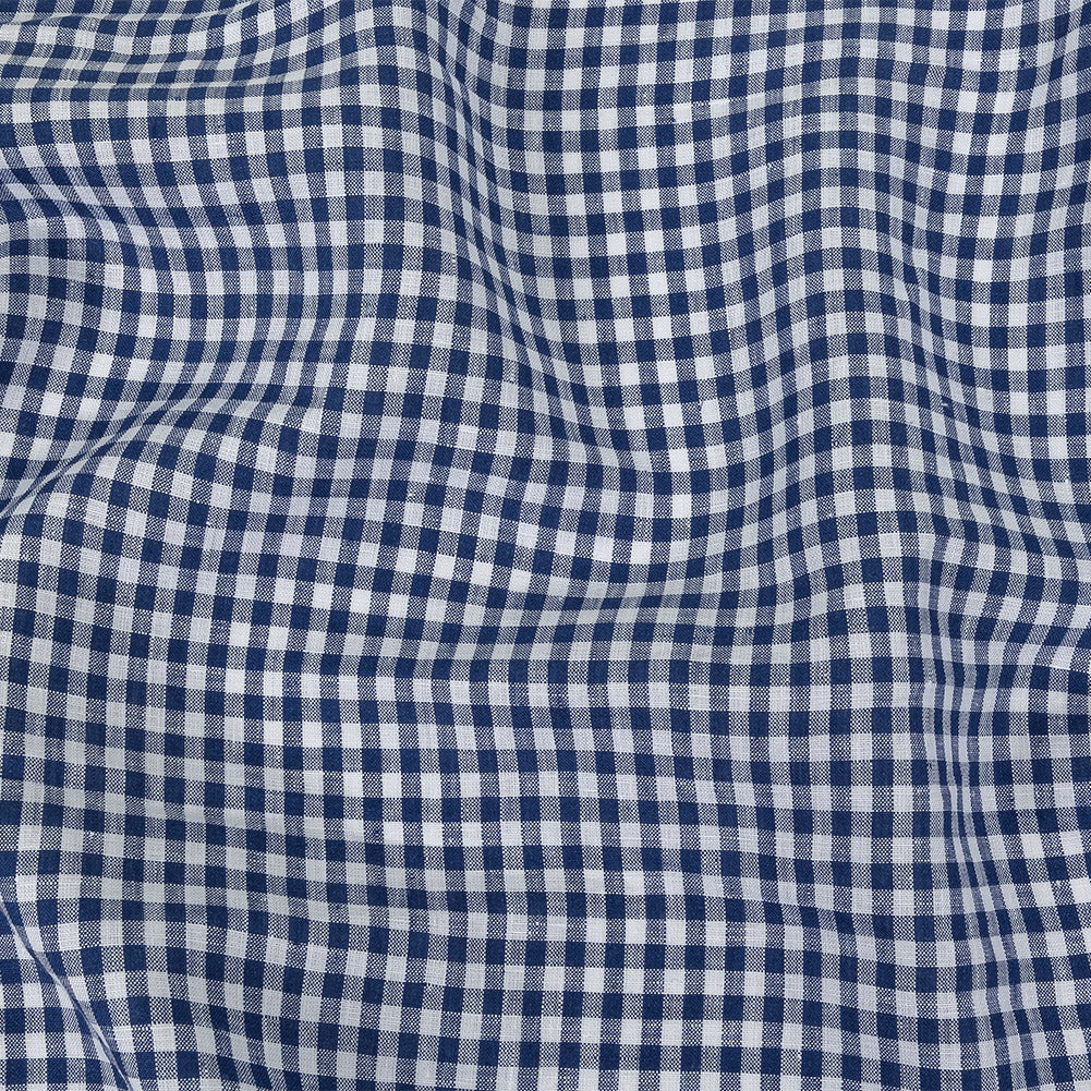 Linen Gingham - Twilight Blue and White - Torres Collection - Joann Fabrics