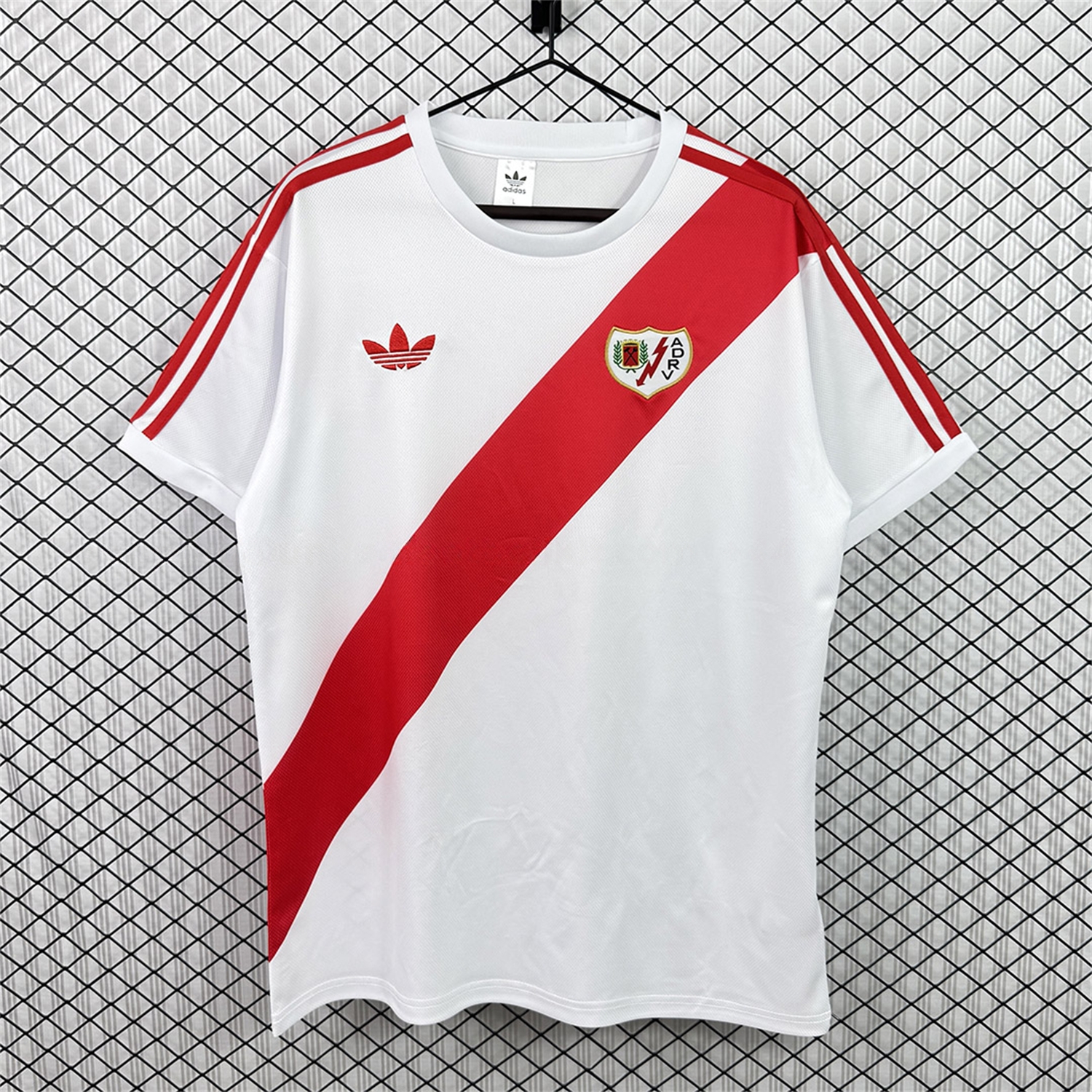 Retro Rayo Vallecano 1977-79 Home Jersey - Fans Version - UnitedFutballJersey