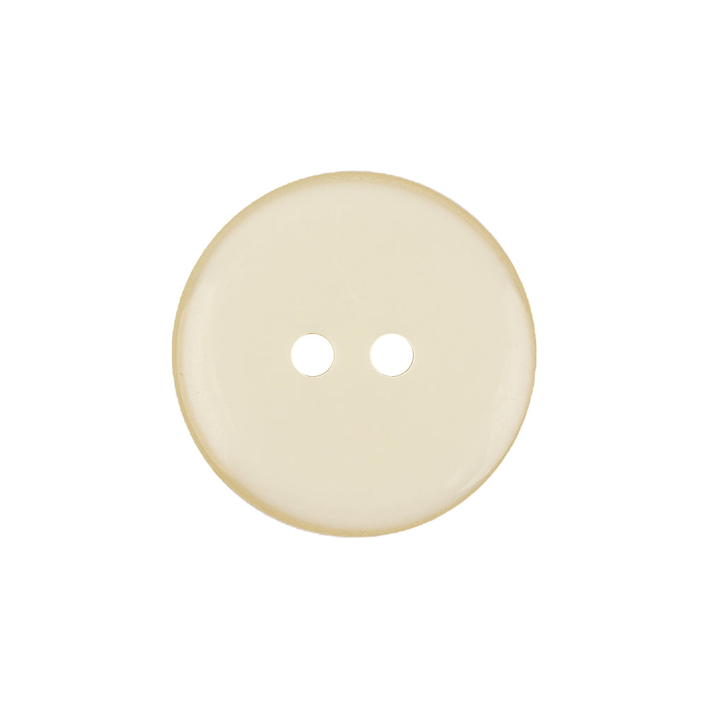 Barely Yellow Tinted Abstract 2-Hole Button with Saw Toothed Etchings - 33L/21mm - Joann Fabrics