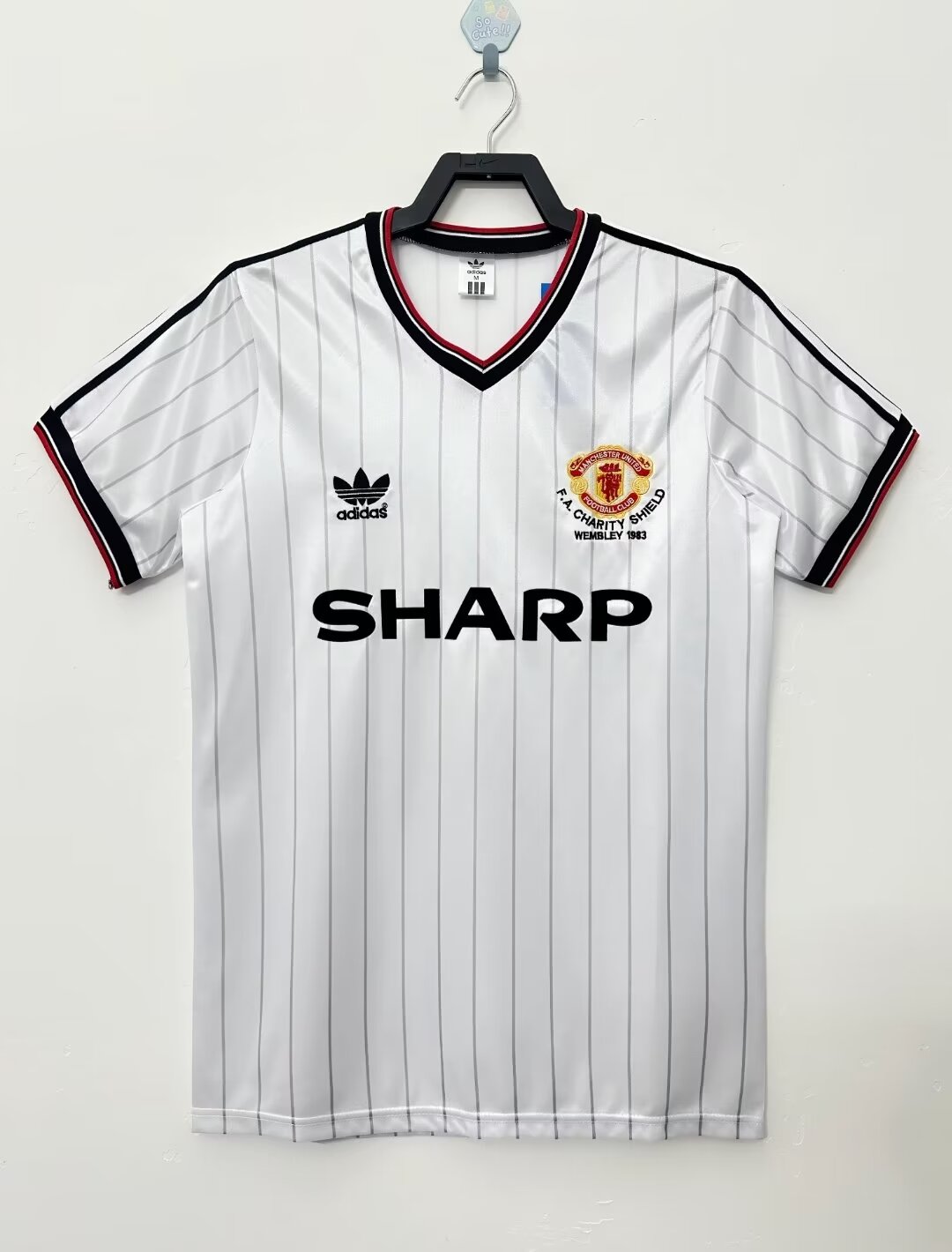 1983/1984 Retro Manchester United Away Football Shirt 1:1 Thai Quality