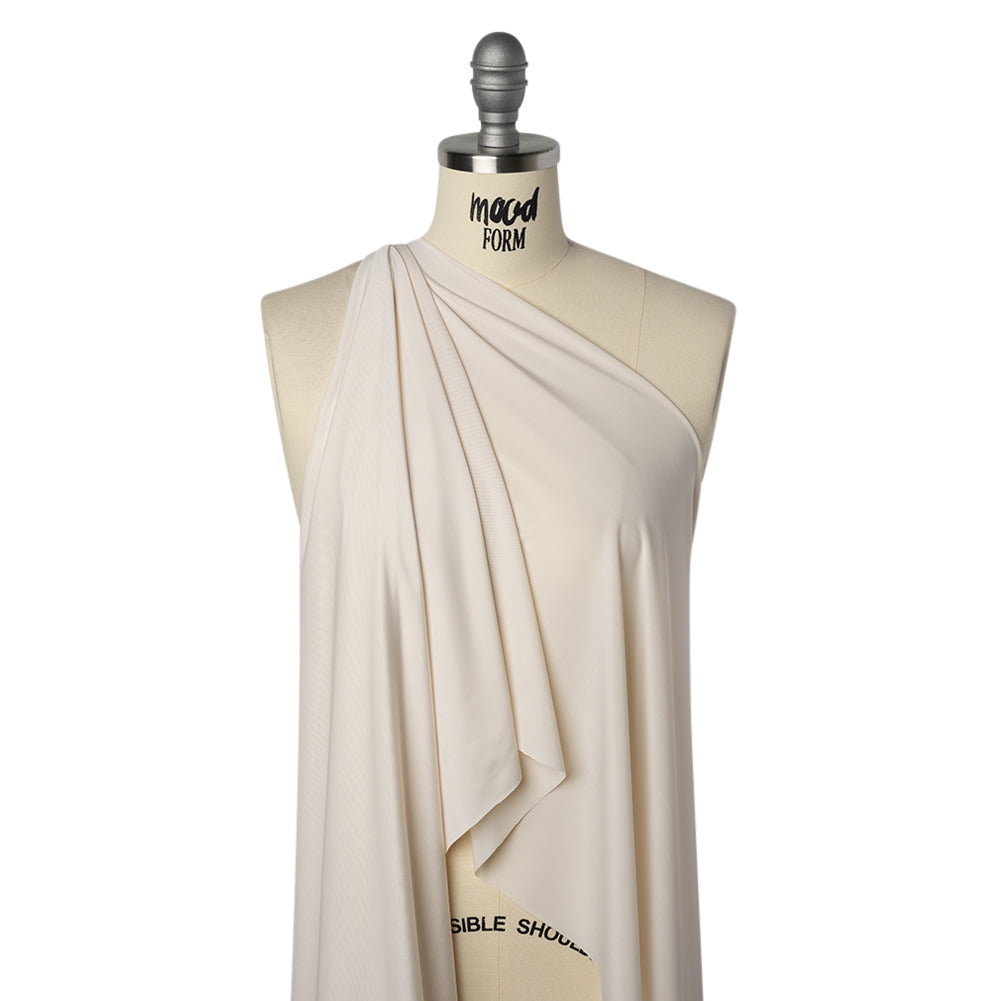 Stretch Polyester Jersey - Bleached Sand - Famous Australian Designer Deadstock - Joann Fabrics