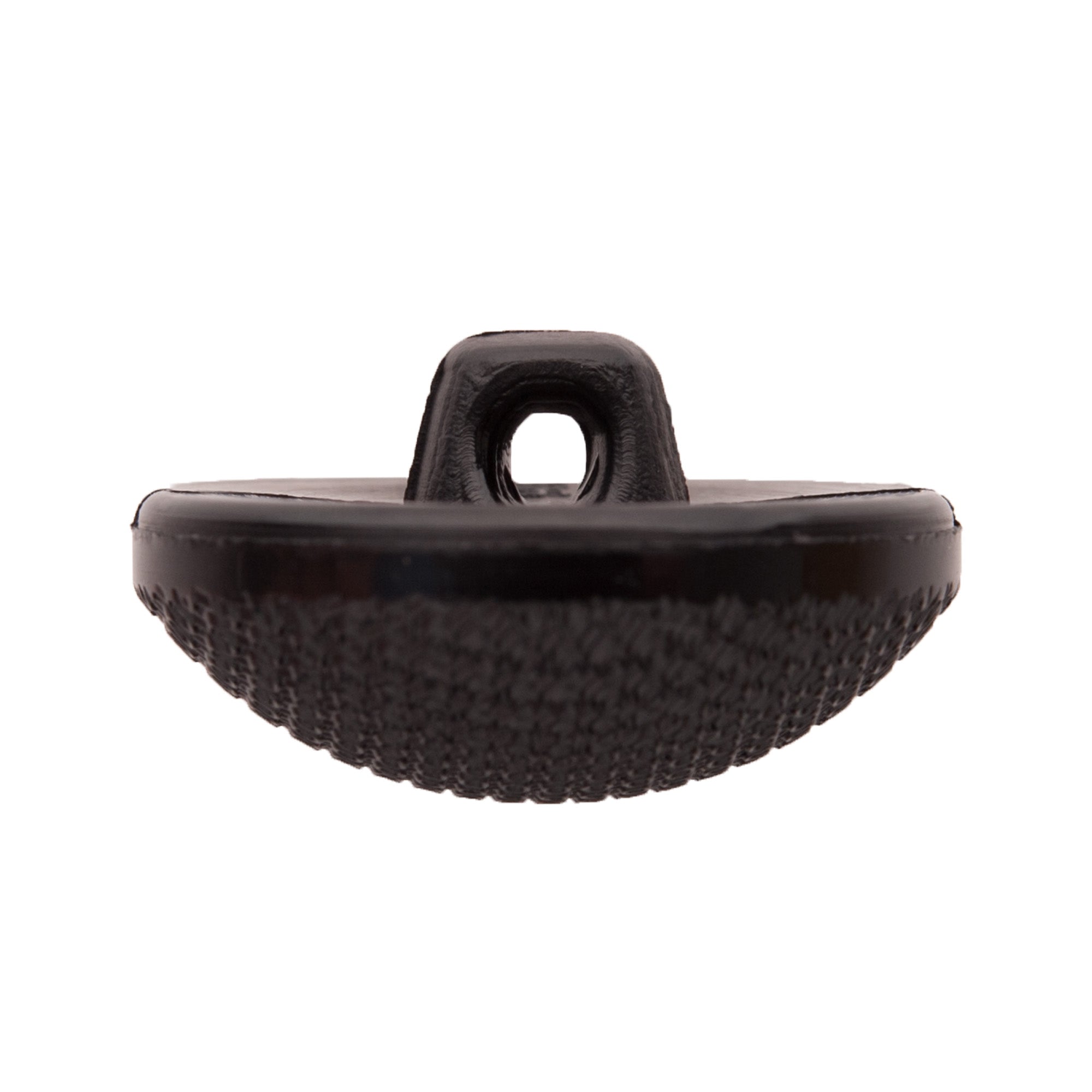 Italian Black Textured Shank Back Button - 44L/28mm - Joann Fabrics