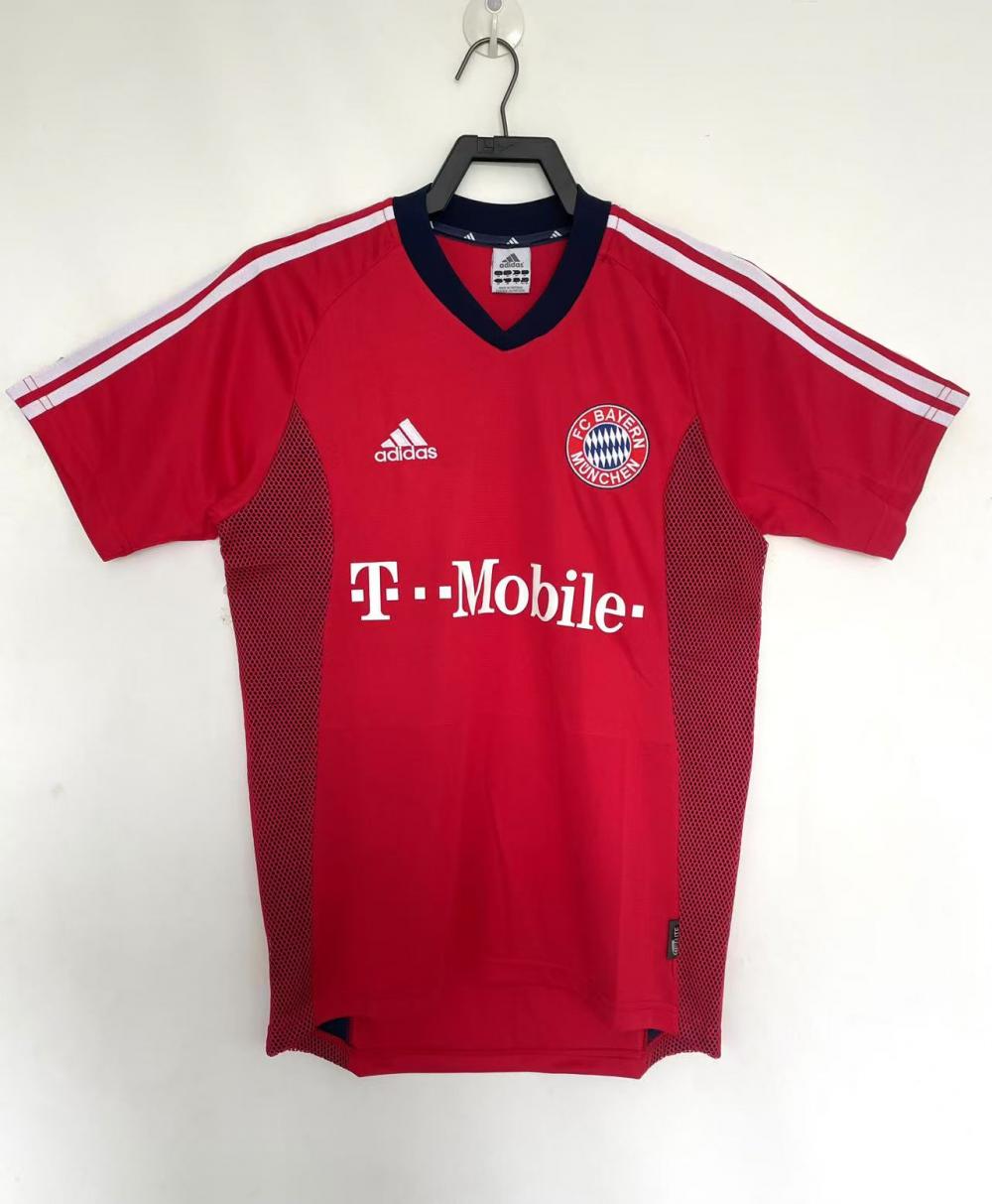 2002/2003 Retro Bayern Munich Home Football Jersey 1:1 Thai Quality