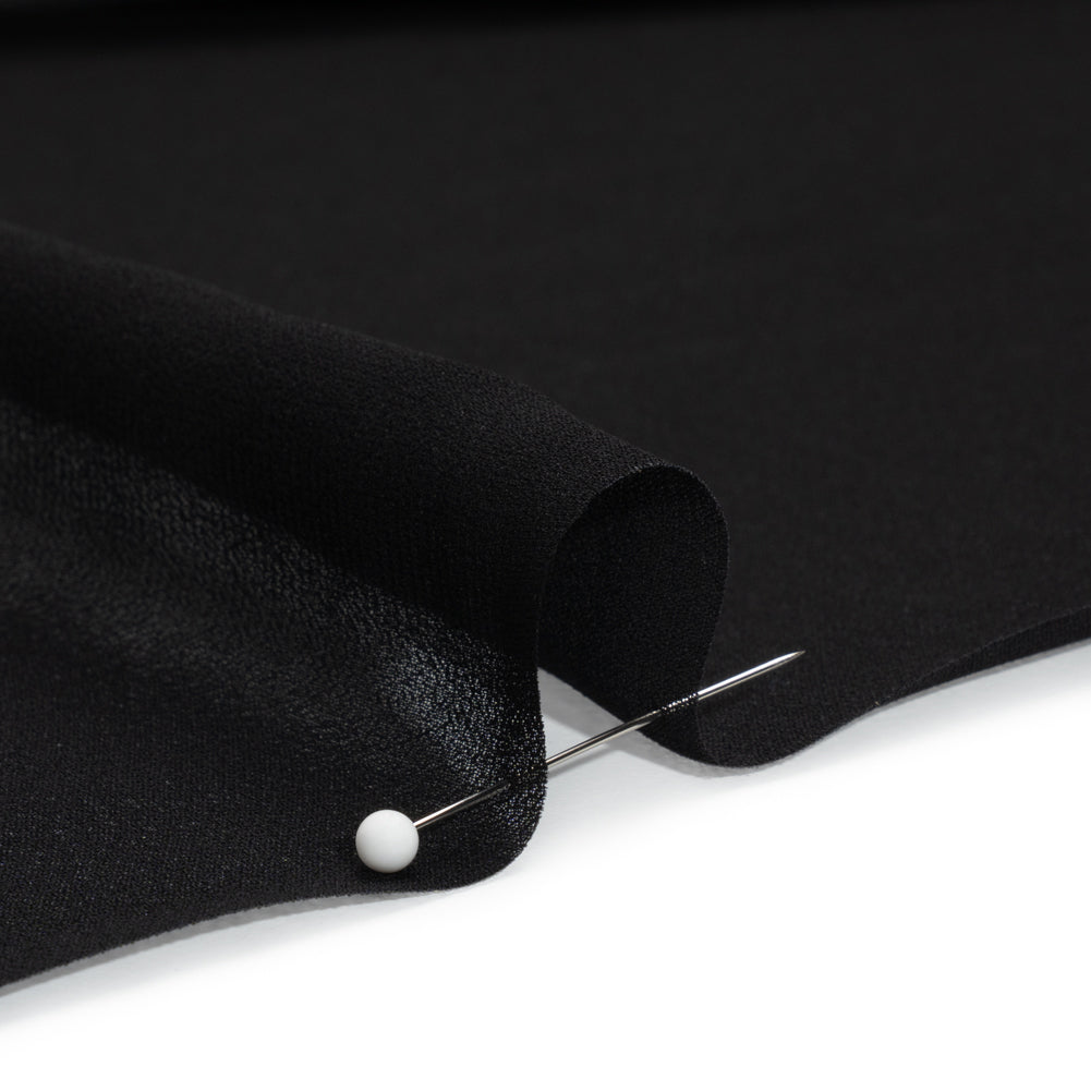 Famous Australian Designer Black Viscose Georgette - Joann Fabrics