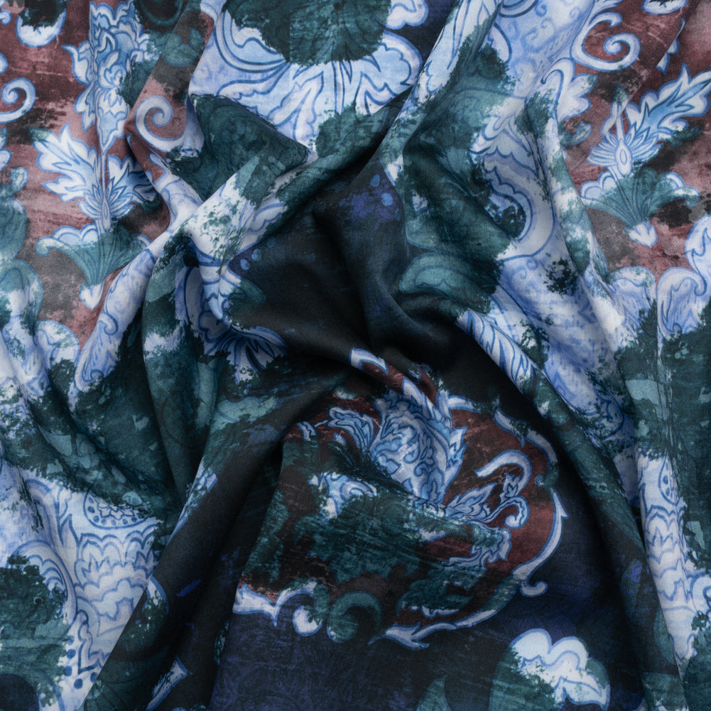 Mood Exclusive Blue Vieux Carre Cotton Voile - Joann Fabrics