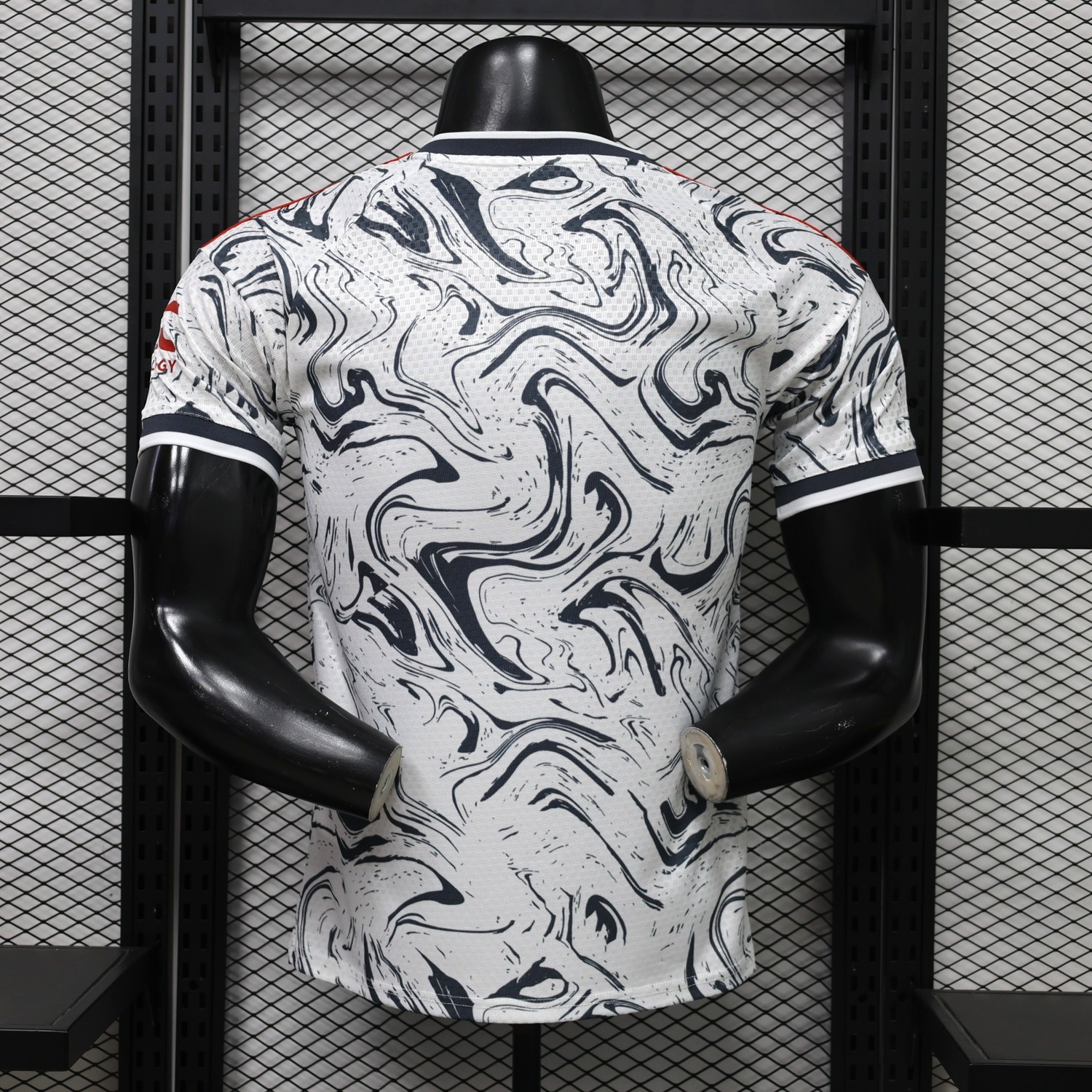 Manchester United 26-27 White Black Marble Special Jersey - Player Version - UnitedFutballJersey