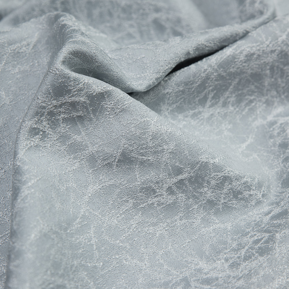 Satin-Faced Jacquard - Silver Cracked - British Imported - Joann Fabrics