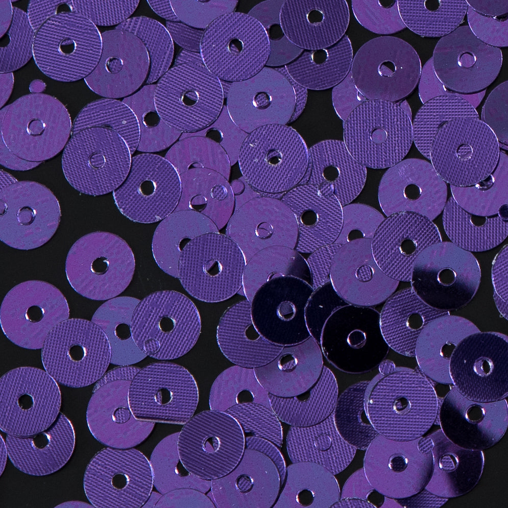 Bag of Purple Color Loose Sequins with Silver Back - 5mm - Joann Fabrics